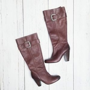 Fossil | Tall | Brown Distressed  |Leather Boots